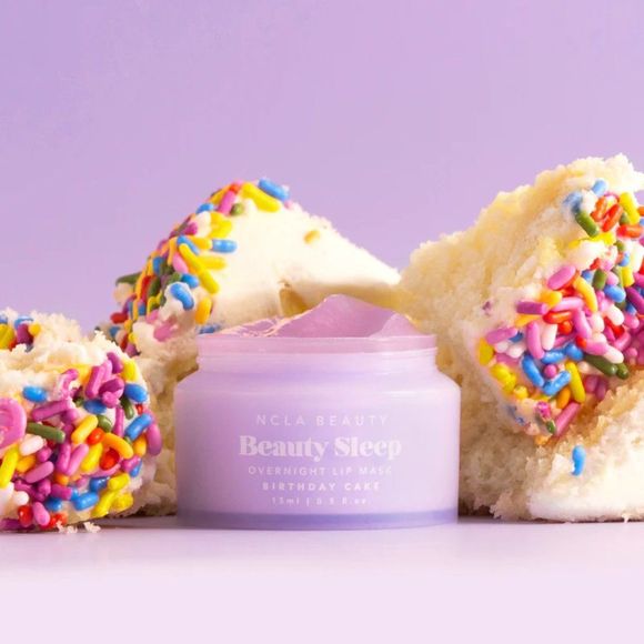 NCLA Beauty | Birthday Cake Overnight Lip Mask 15ml 0.5 fl oz - Picture 1 of 5